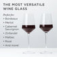 Raye Angled Crystal Bordeaux Decanter & Wine Glass Set