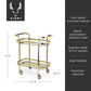 Antique Gold Bar Cart