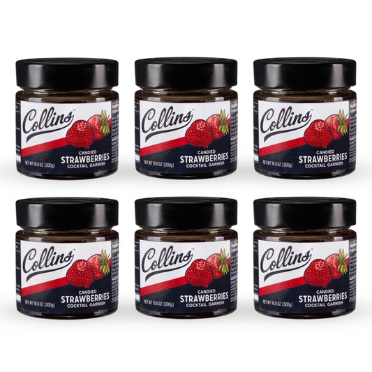 Candied Strawberries in Syrup 10.6 oz , Set of 6