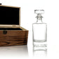 Custom Wood Box With Classic Decanter - Add Your Logo Here - Add Your Brand Name - Add Your Design