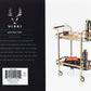 Antique Gold Bar Cart