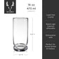 Mercury Crystal Highball Glasses, Set of 2