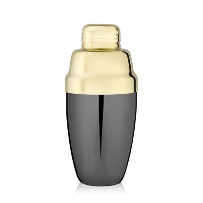 Heavyweight Cocktail Shaker in Black & Gold