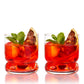 Mercury Crystal Lowball Tumblers, Set of 2