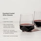 Faceted Crystal Wine Glasses