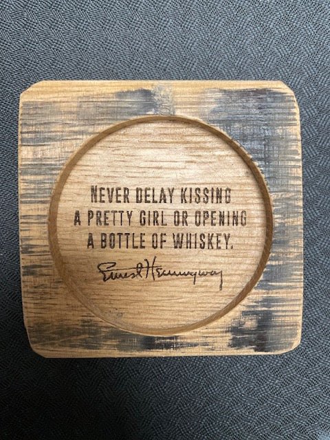 Hemingway & Twain Quote Coasters
