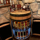 Bourbon Barrel Cabinet made from a real Buffalo Trace barrel