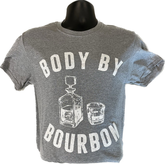 Body by Bourbon T shirt- Unisex- Heather