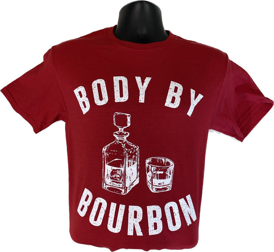 Body by Bourbon T shirt- Unisex- True Red