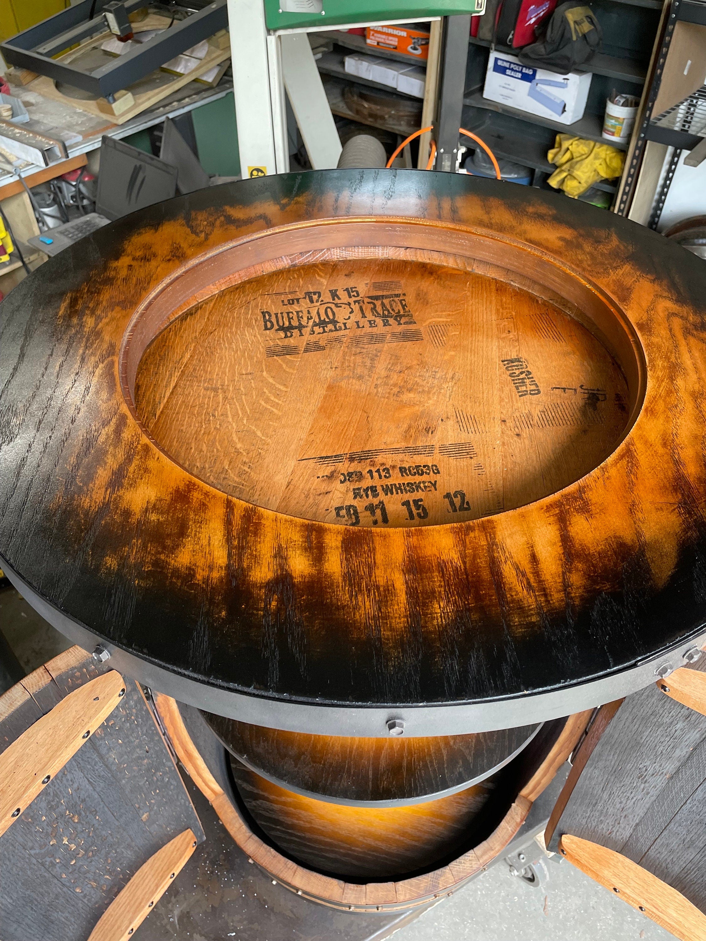 Bourbon Barrel Bistro Pub Table Table