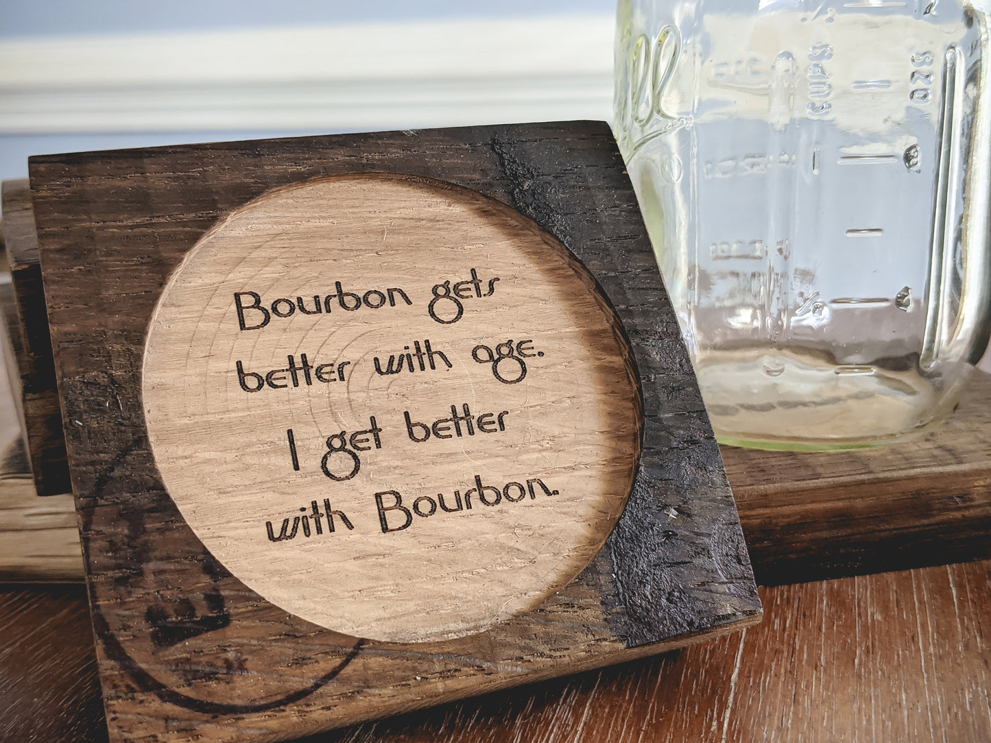 Bourbon Whiskey Themed Coasters