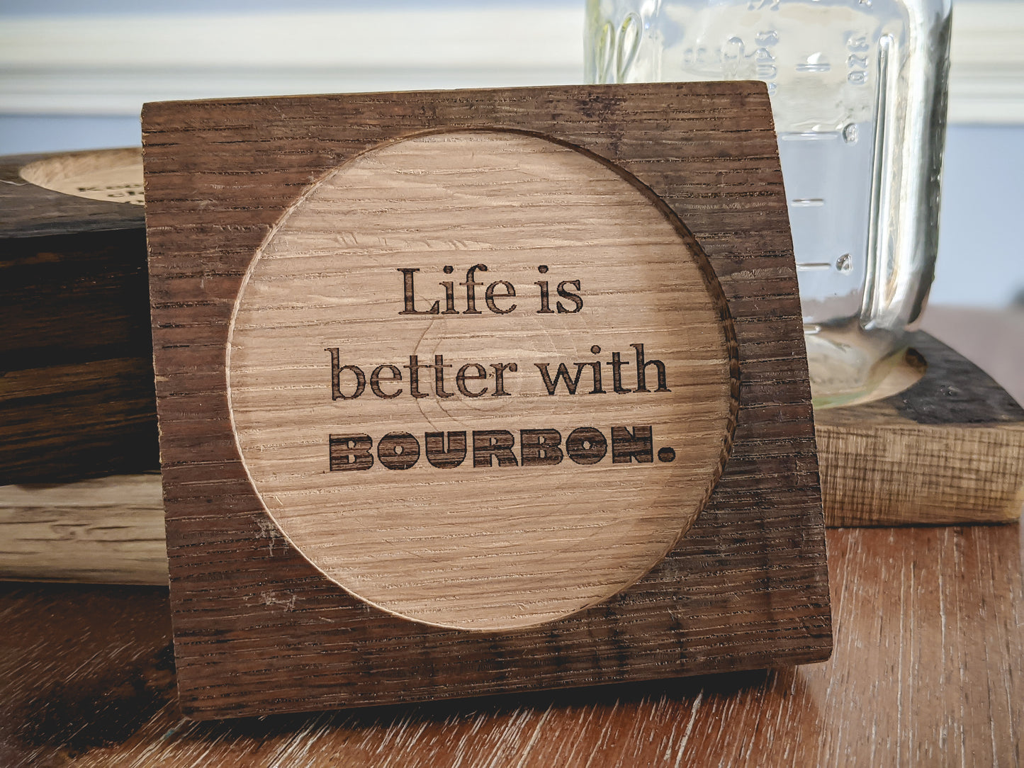 Bourbon Whiskey Themed Coasters